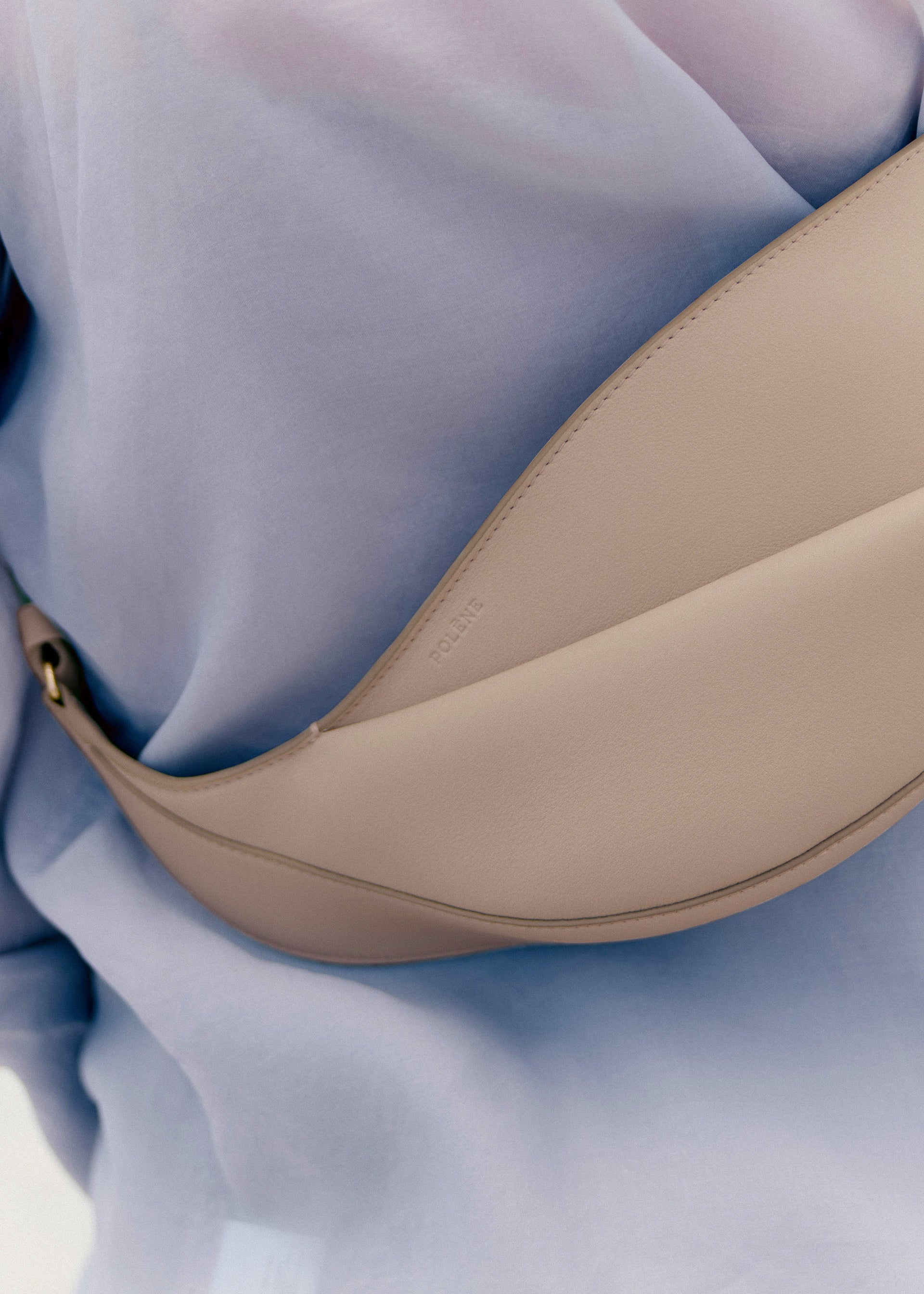 Neyu - Taupe Glattes Leder