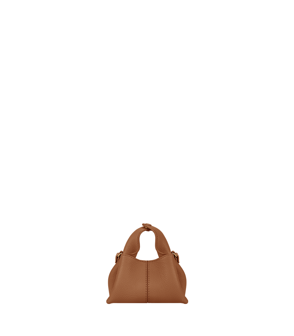 Numéro Neuf Micro - Camel Genarbtes Leder