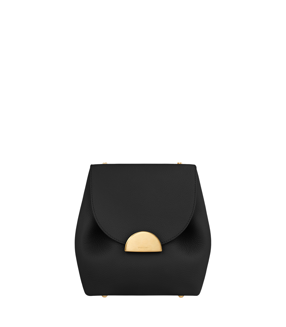 Numéro Un Mini - Schwarz Genarbtes Leder