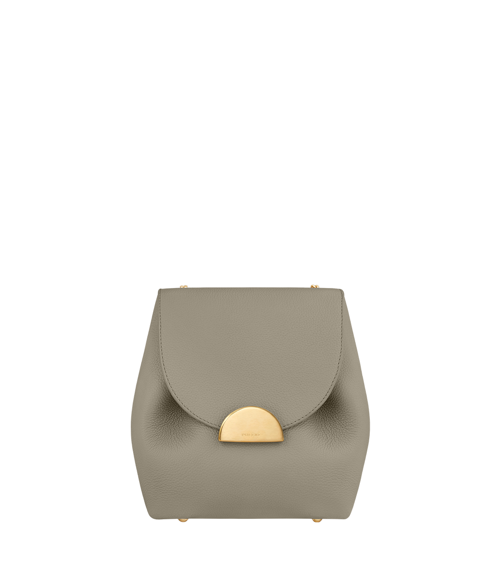 Numéro Un Mini - Olive Genarbtes Leder