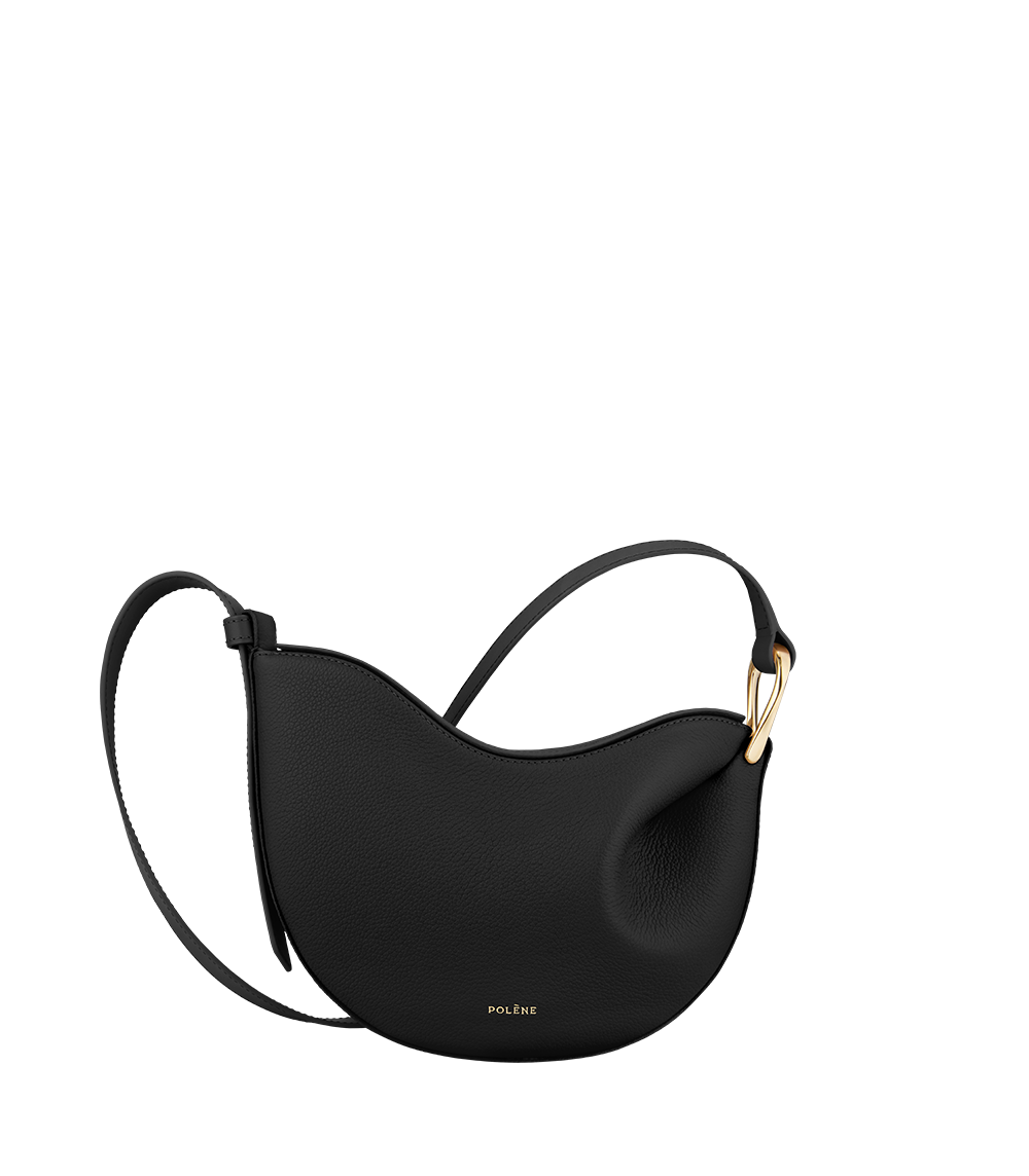 Tonca -Schwarz genarbtes Leder