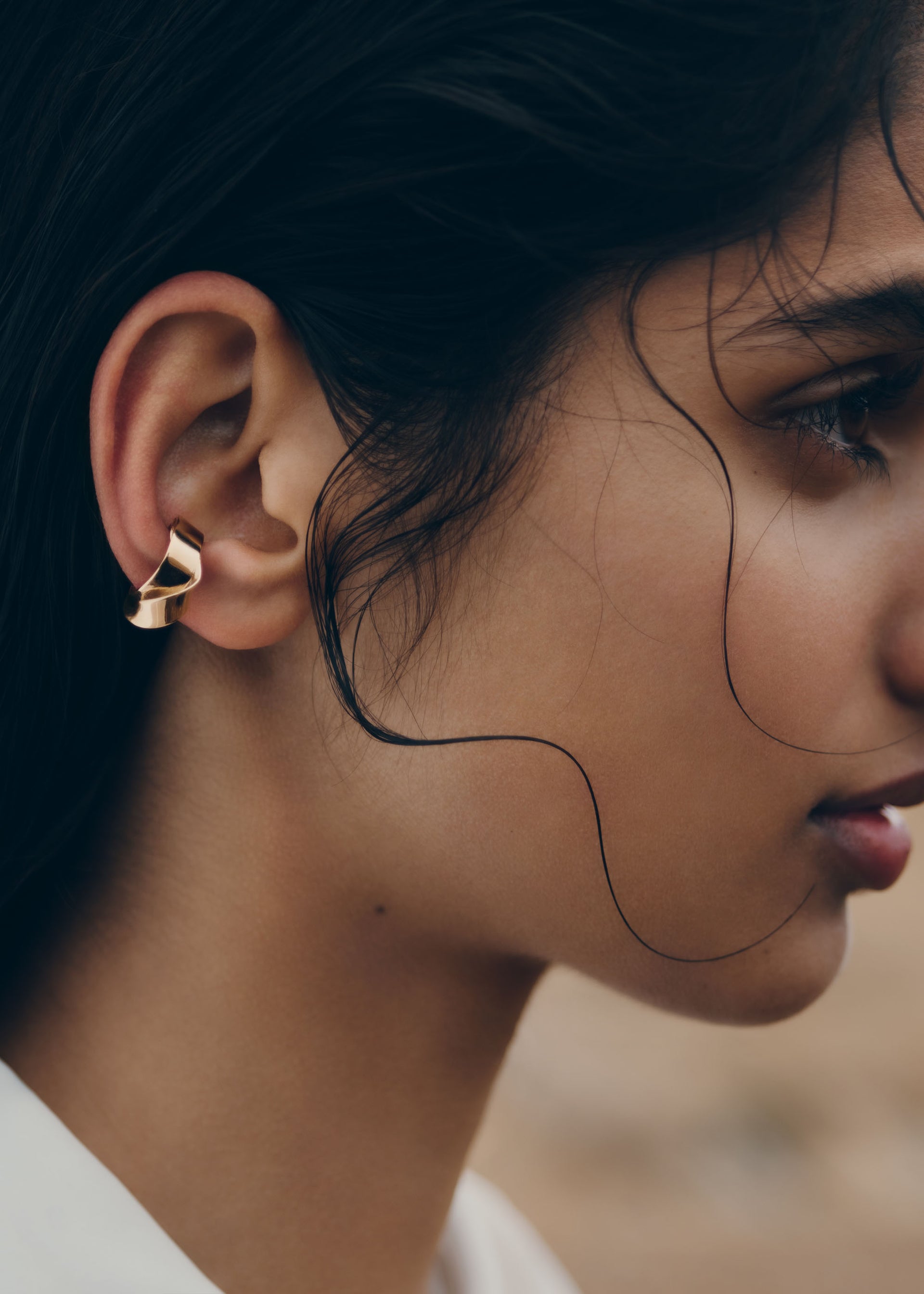 Earcuff Éole - Goldedition 24 Karat vergoldet