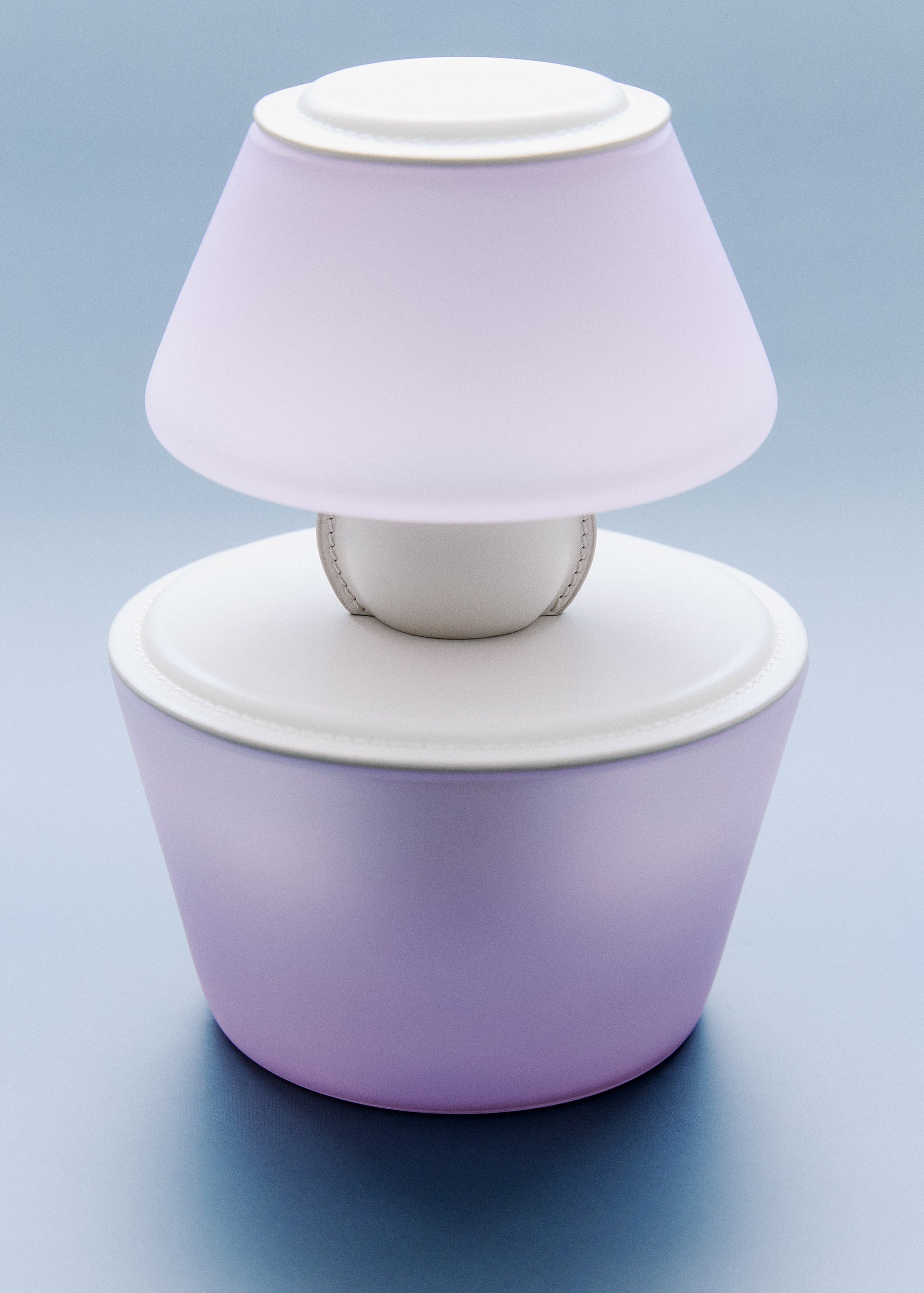 Skulptur Uzlo - Lavendel gefrostet