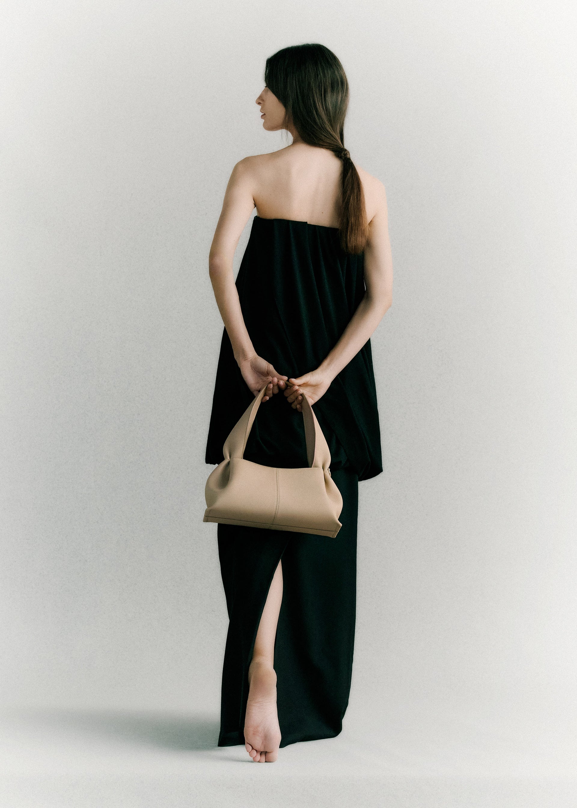 Numéro Neuf East West - Sand Genarbtes Leder