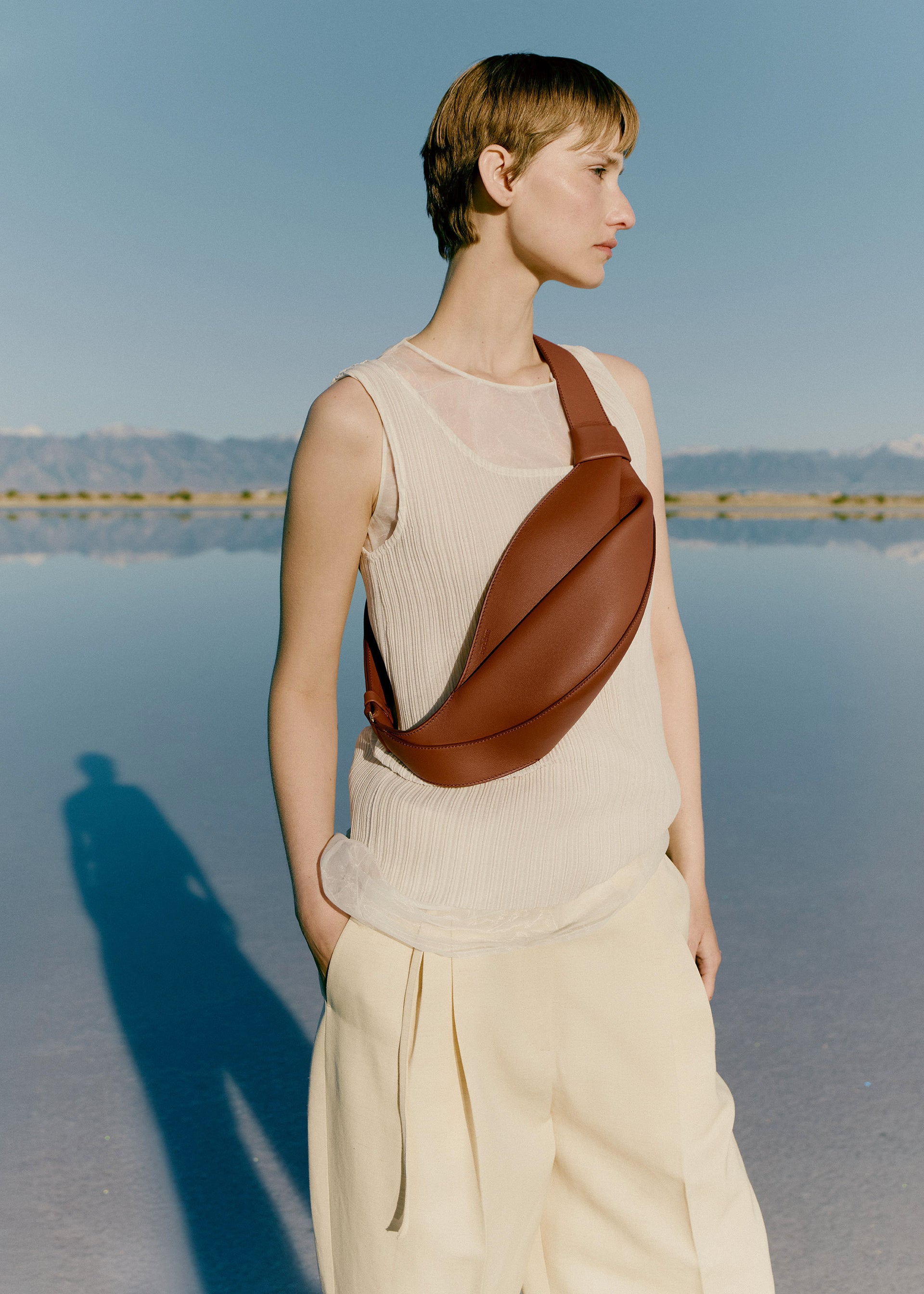 Neyu - Cognac Glattes Leder