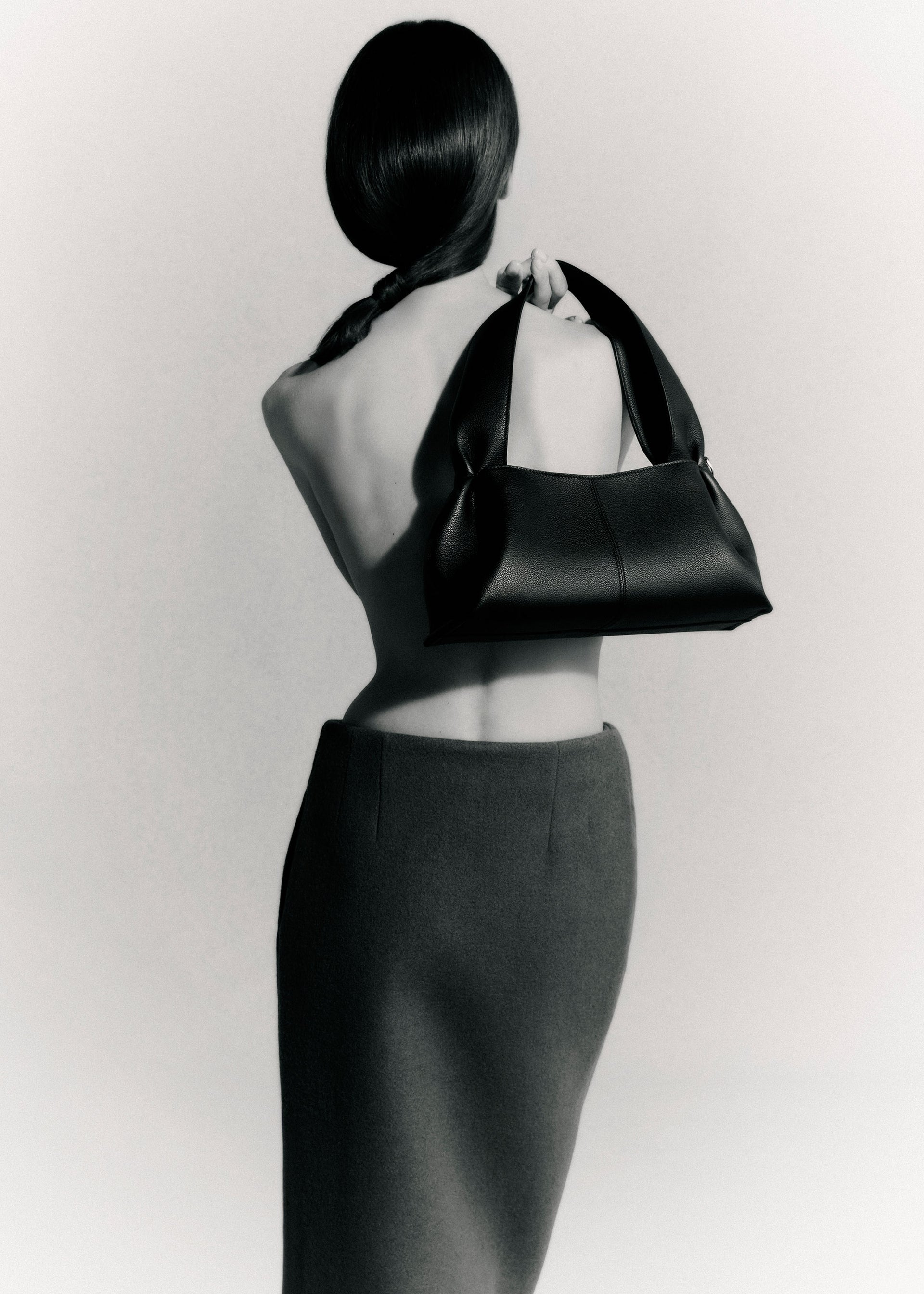 Numéro Neuf East West - Schwarz Genarbtes Leder