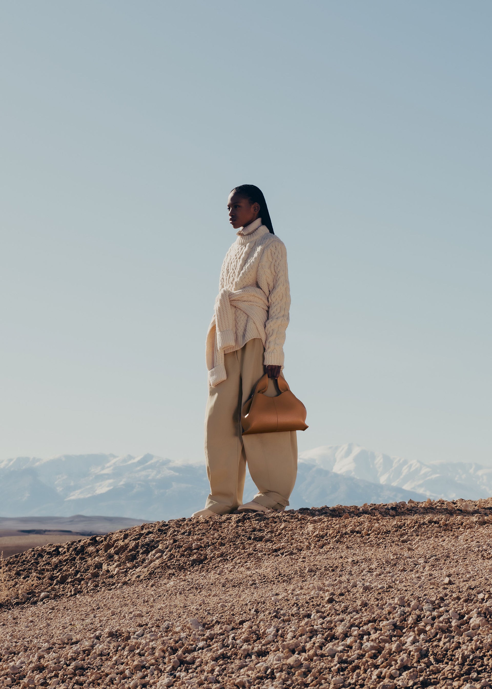 Numéro Neuf - Camel Genarbtes Leder