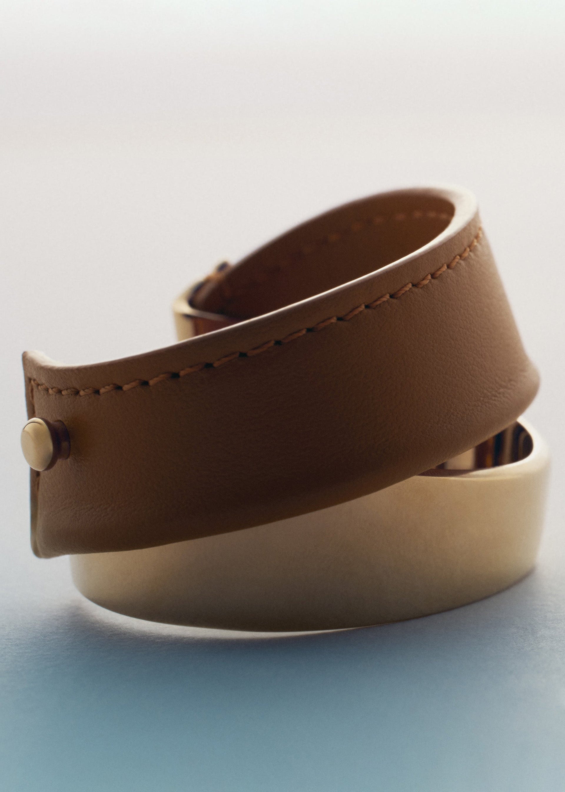 Manschette Ormé - Goldedition Und Camel Leder