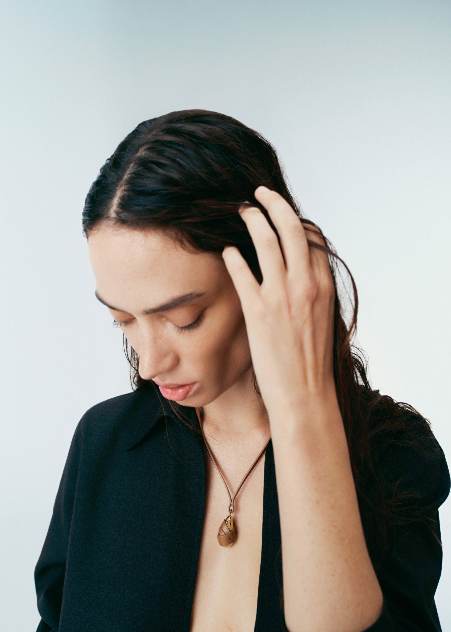 Anhänger Ormé - Goldedition Und Camel Leder