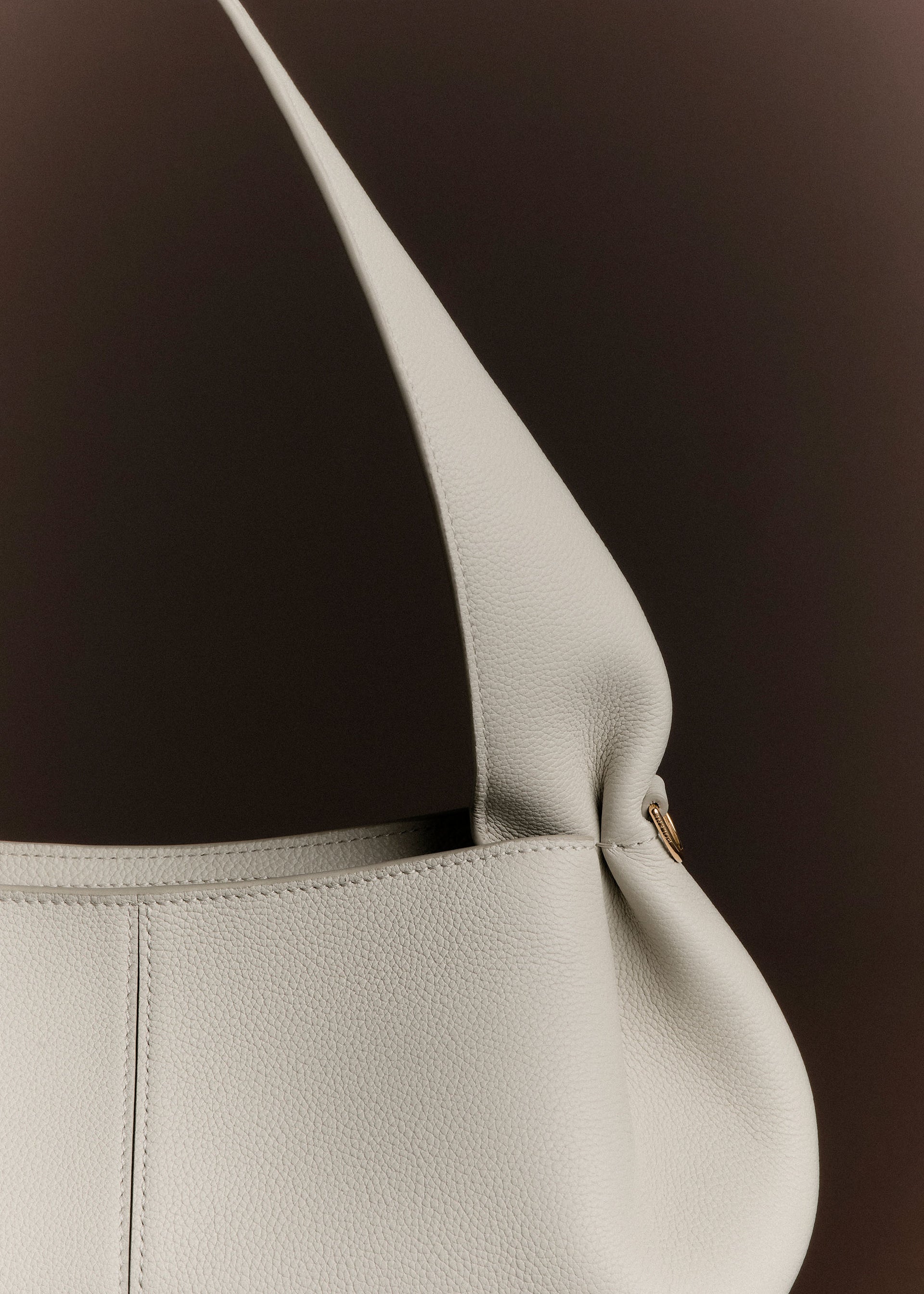 Numéro Neuf East West - Kreide Genarbtes Leder