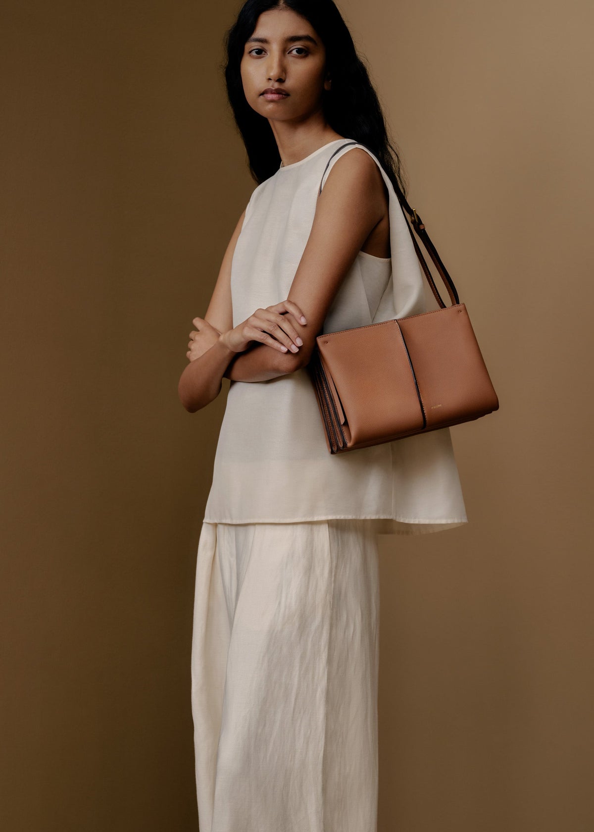 Boky - Camel Genarbtes Leder