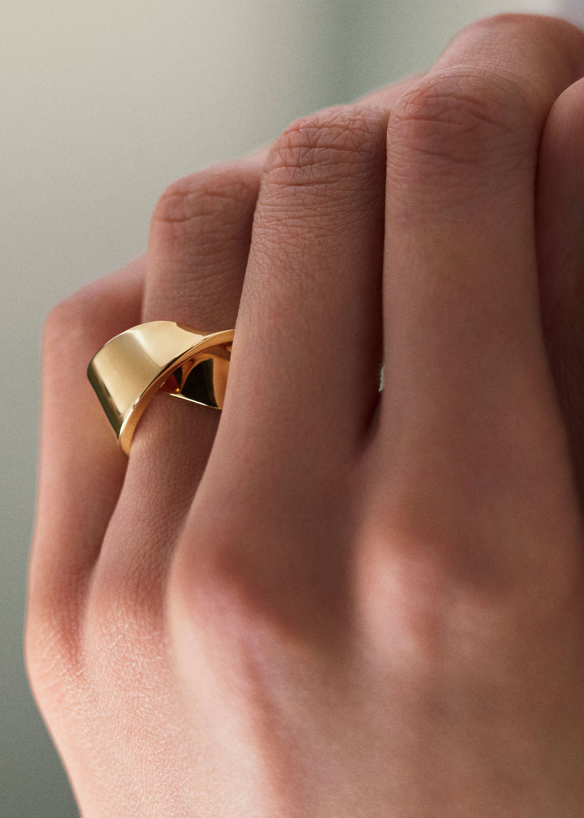 Spiralen Ring Éole - Goldedition 24 Karat vergoldet