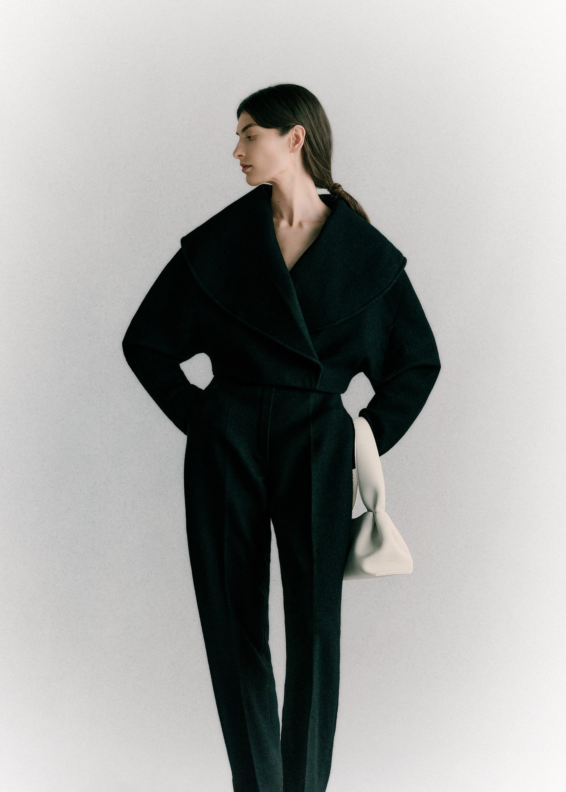 Numéro Neuf East West - Kreide Genarbtes Leder