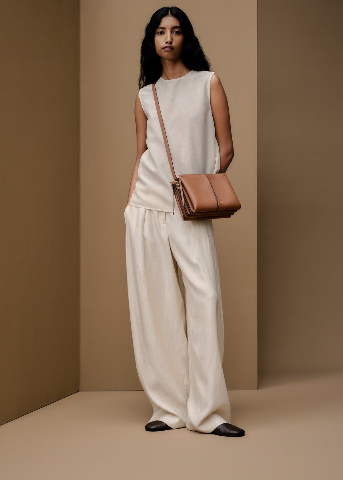 Boky - Camel Genarbtes Leder