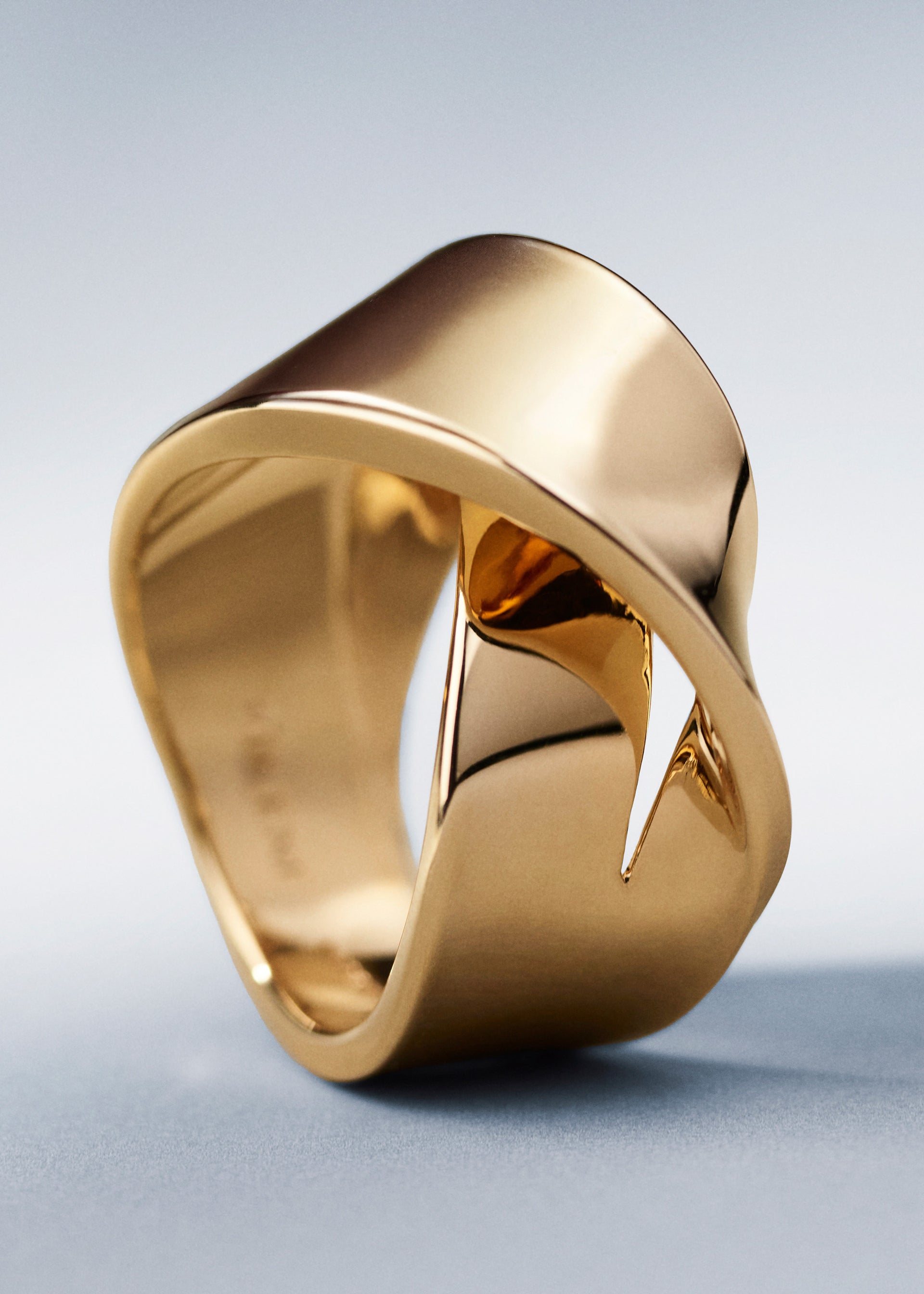 Spiralen Ring Éole - Goldedition 24 Karat vergoldet