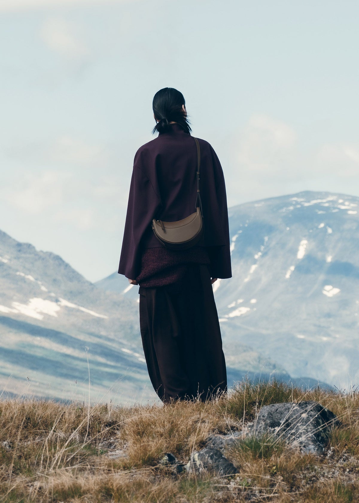 Numéro Dix - Marron Glacé Genarbtes Leder