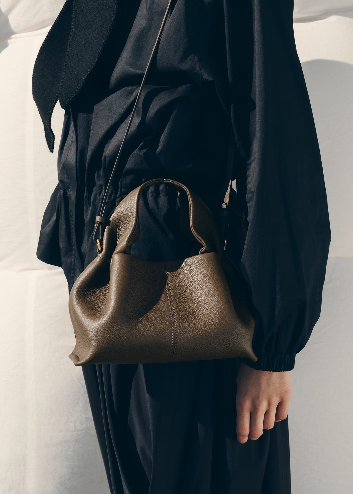 Numéro Neuf Mini - Marron Glacé Genarbtes Leder