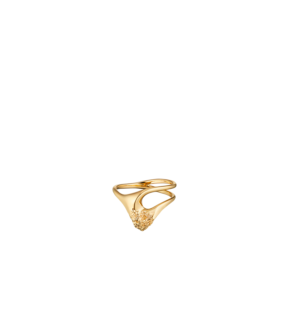 Feiner Ring Eroz - Goldedition 24 Karat vergoldet