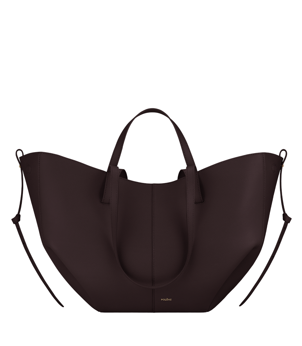 Cyme - Pflaume Genarbtes Leder