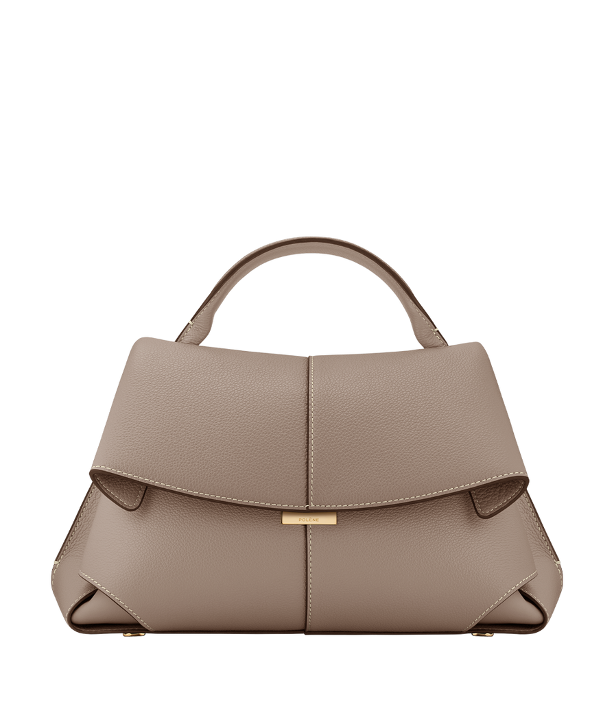 Taupe handbags leather hotsell