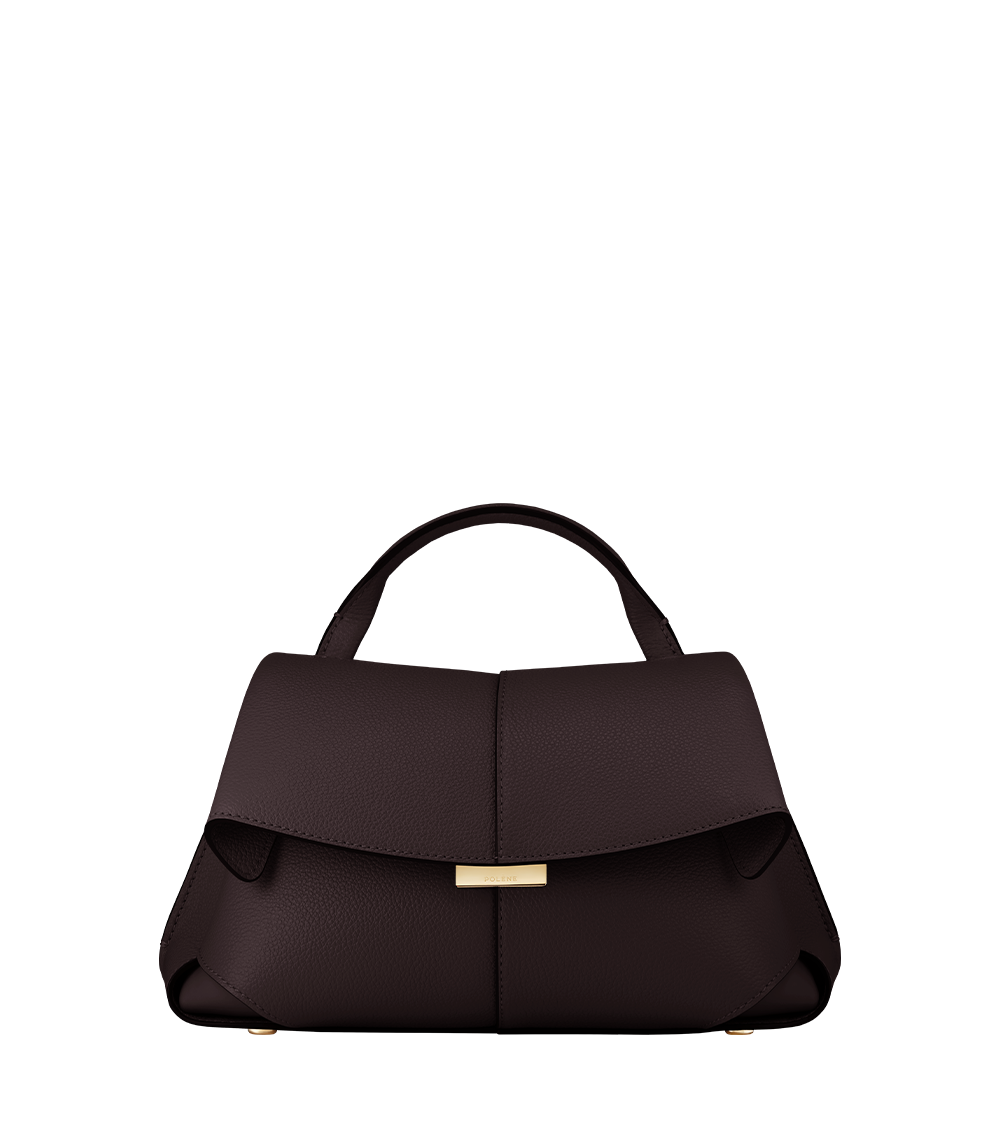 Mokki Mini - Pflaume Genarbtes Leder