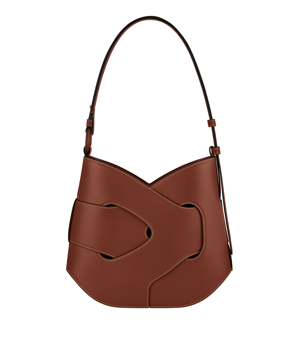 Nodde Hobo - Cognac Glattes Leder