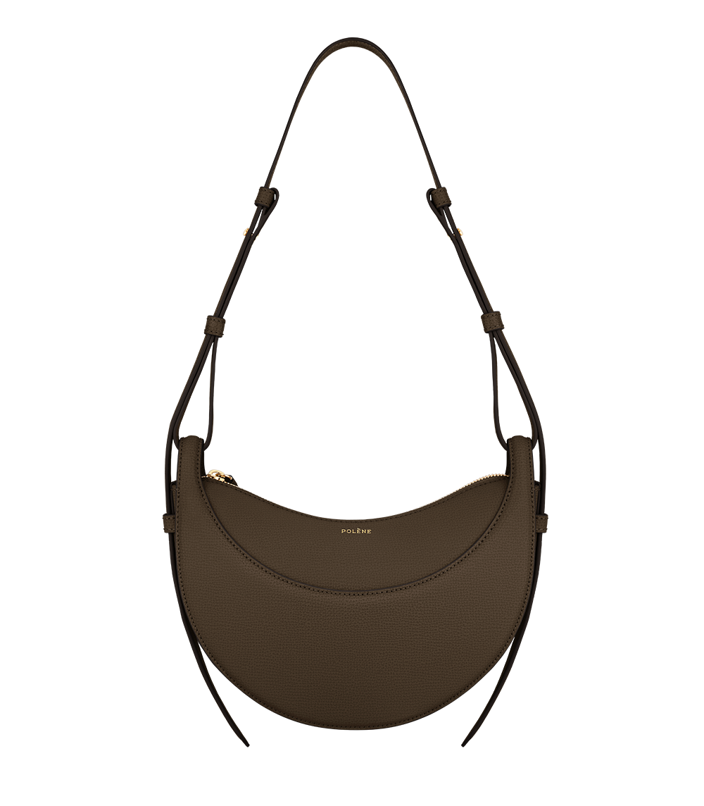 Numéro Dix - Marron Glacé Genarbtes Leder