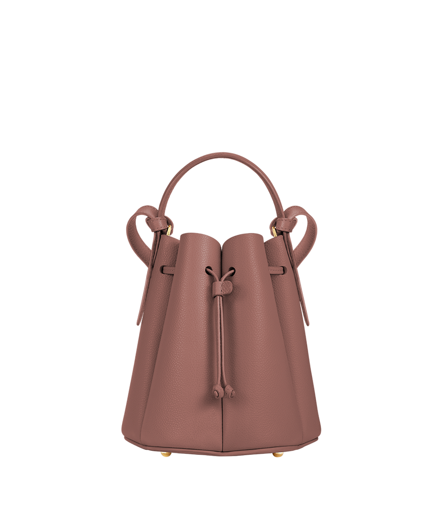 Polène | Taschen - Numéro Huit Mini - Blush Genarbtes Leder