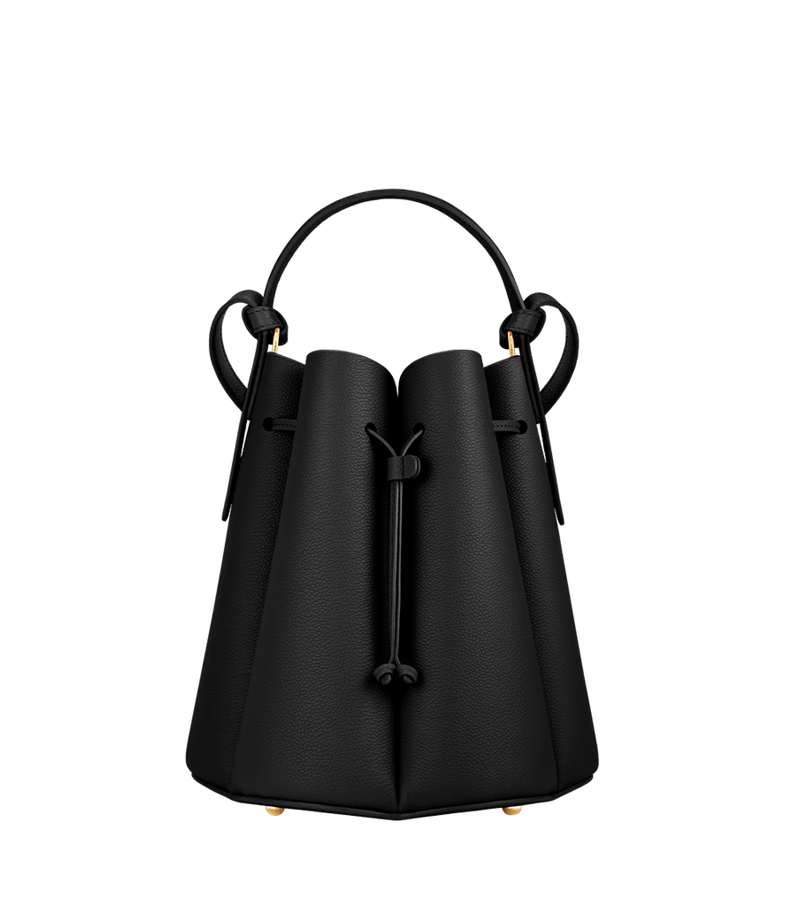Polène | Taschen - Numéro Huit - Schwarz Genarbtes Leder
