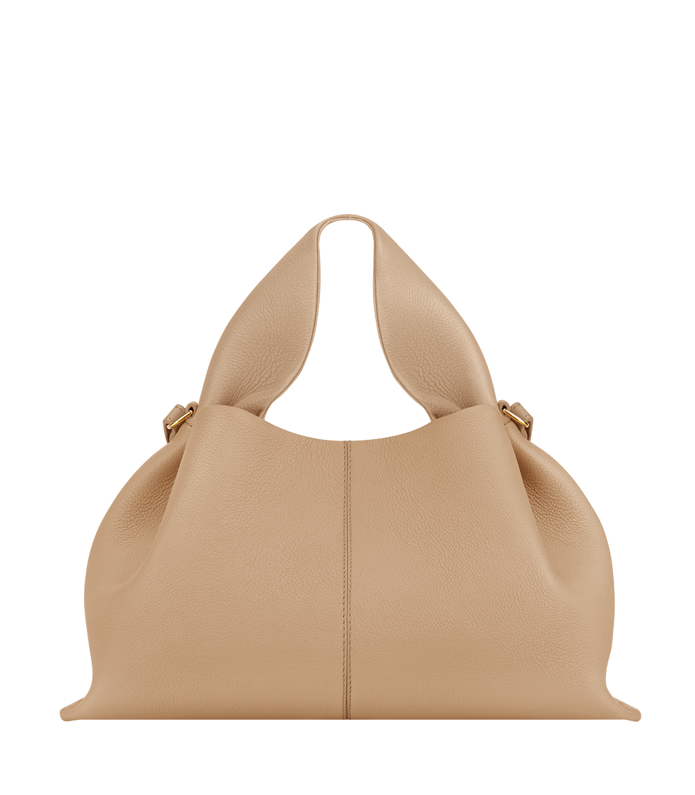 Numéro Neuf - Beige Genarbtes Leder