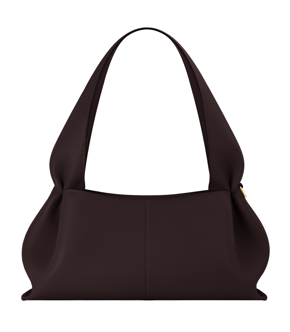 Numéro Neuf East West - Pflaume Genarbtes Leder