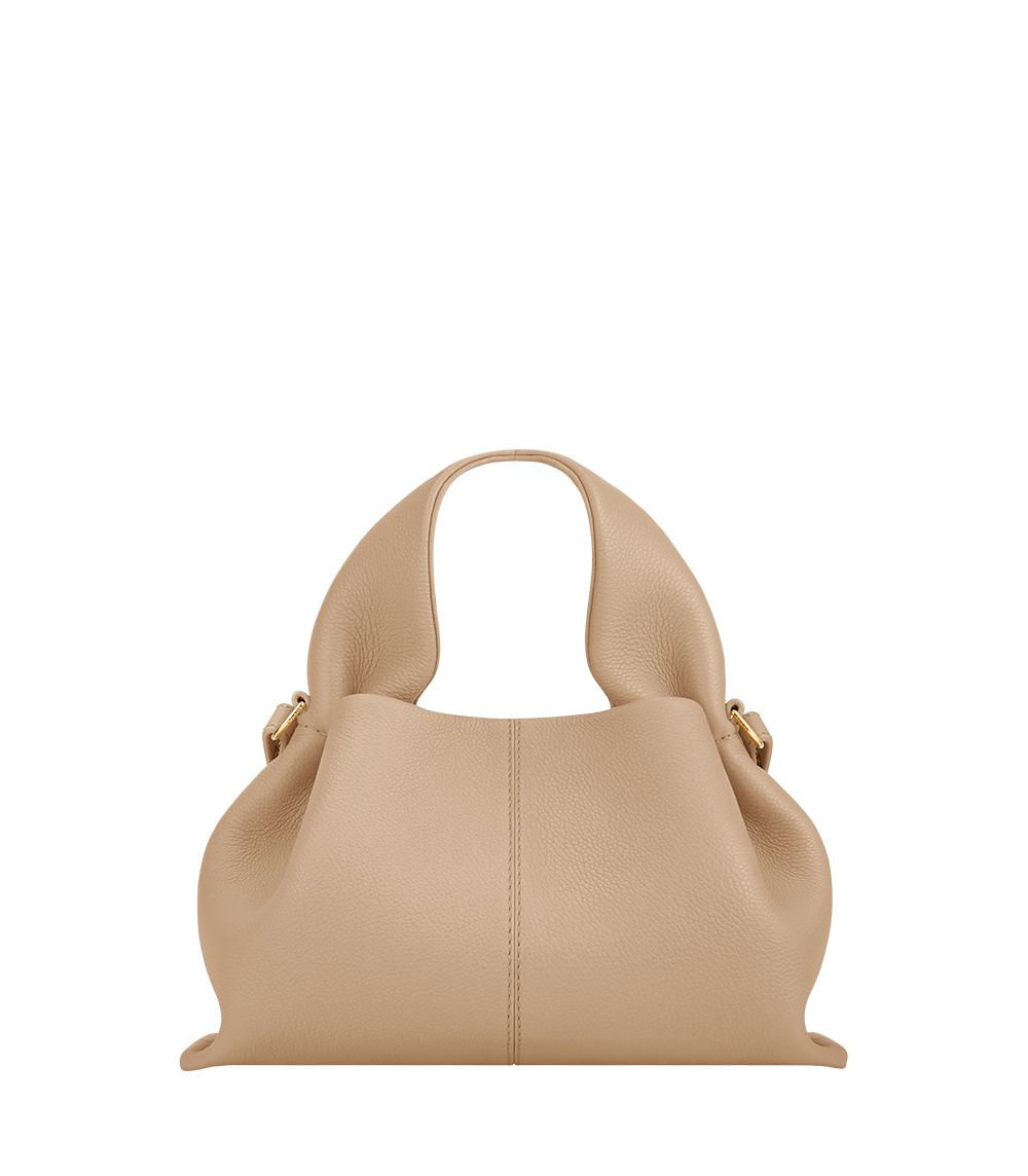 Numéro Neuf Mini - Beige Genarbtes Leder