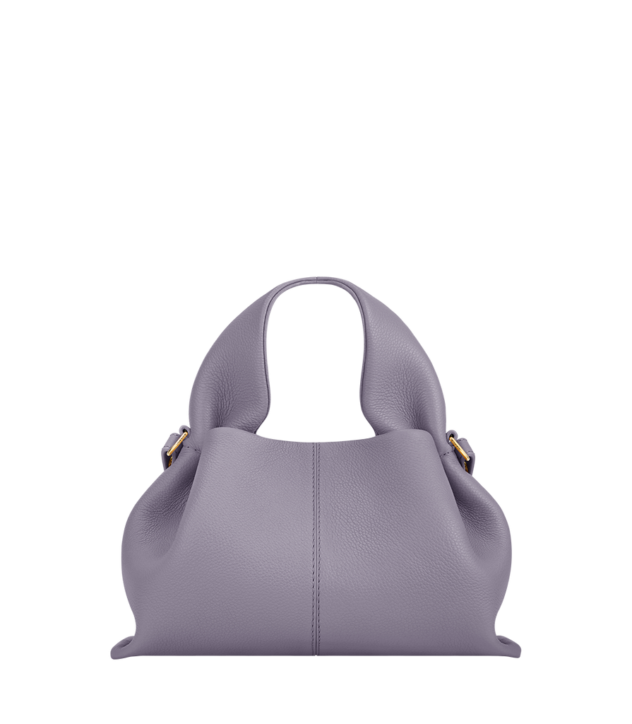 Polene Taschen Numero Neuf Malve Genarbtes Leder