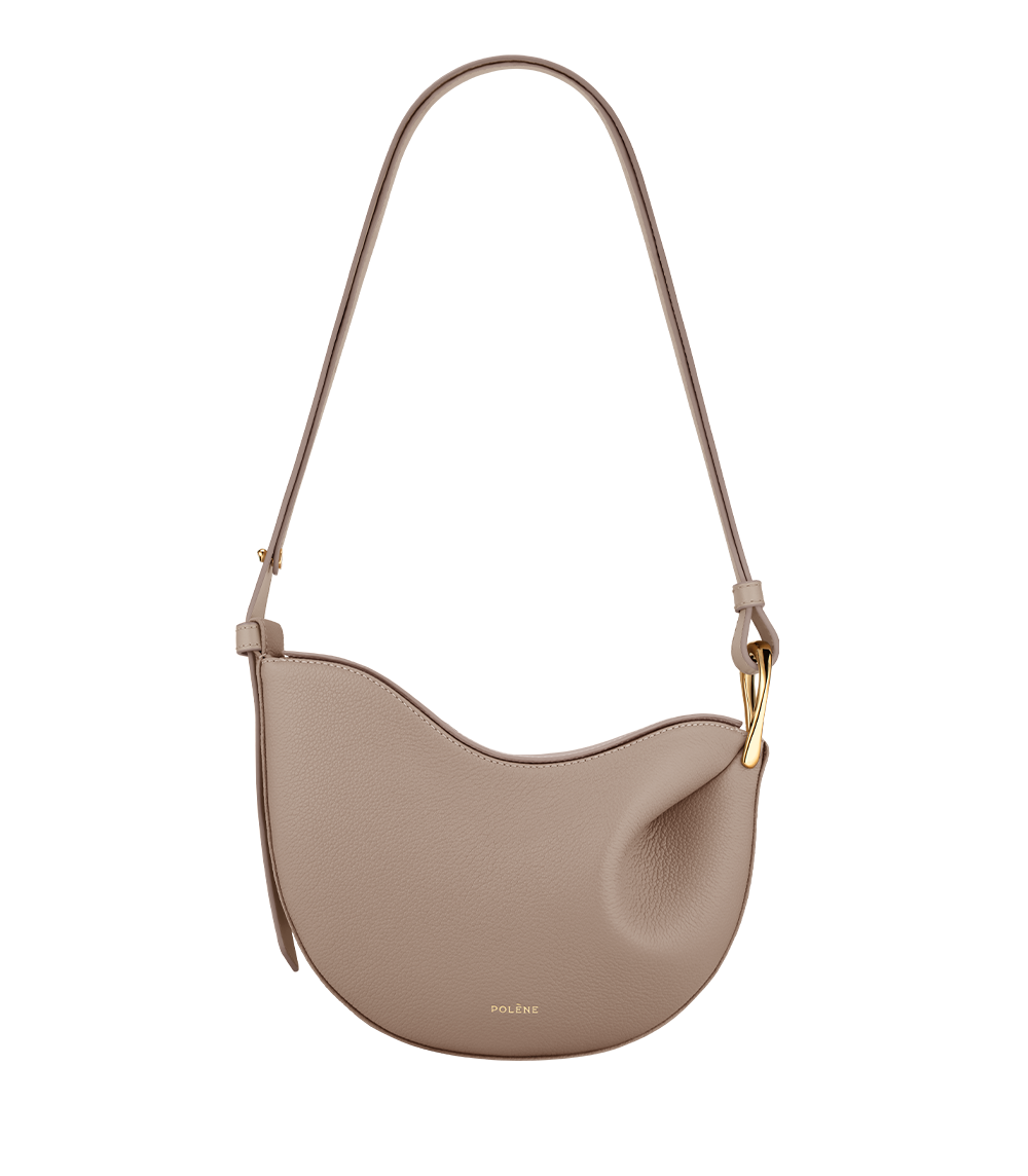 Tonca - Taupe Genarbtes Leder