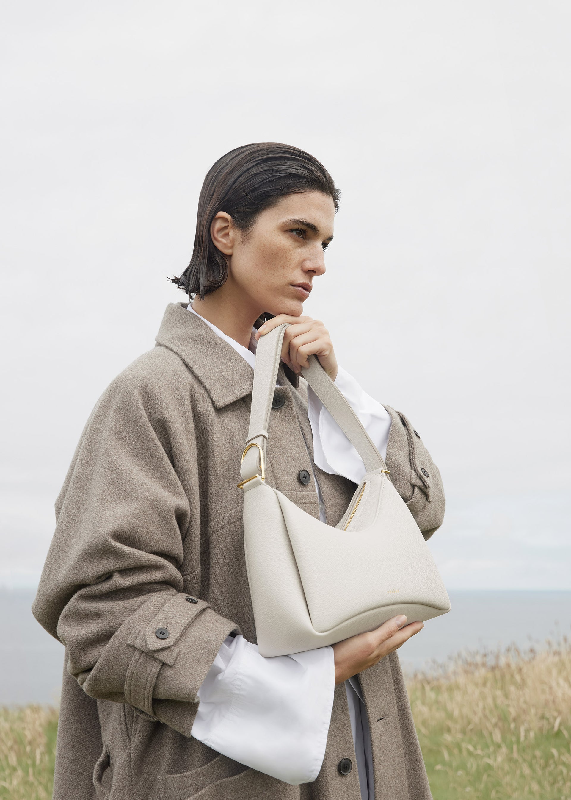 Umi - Kreide Genarbtes Leder