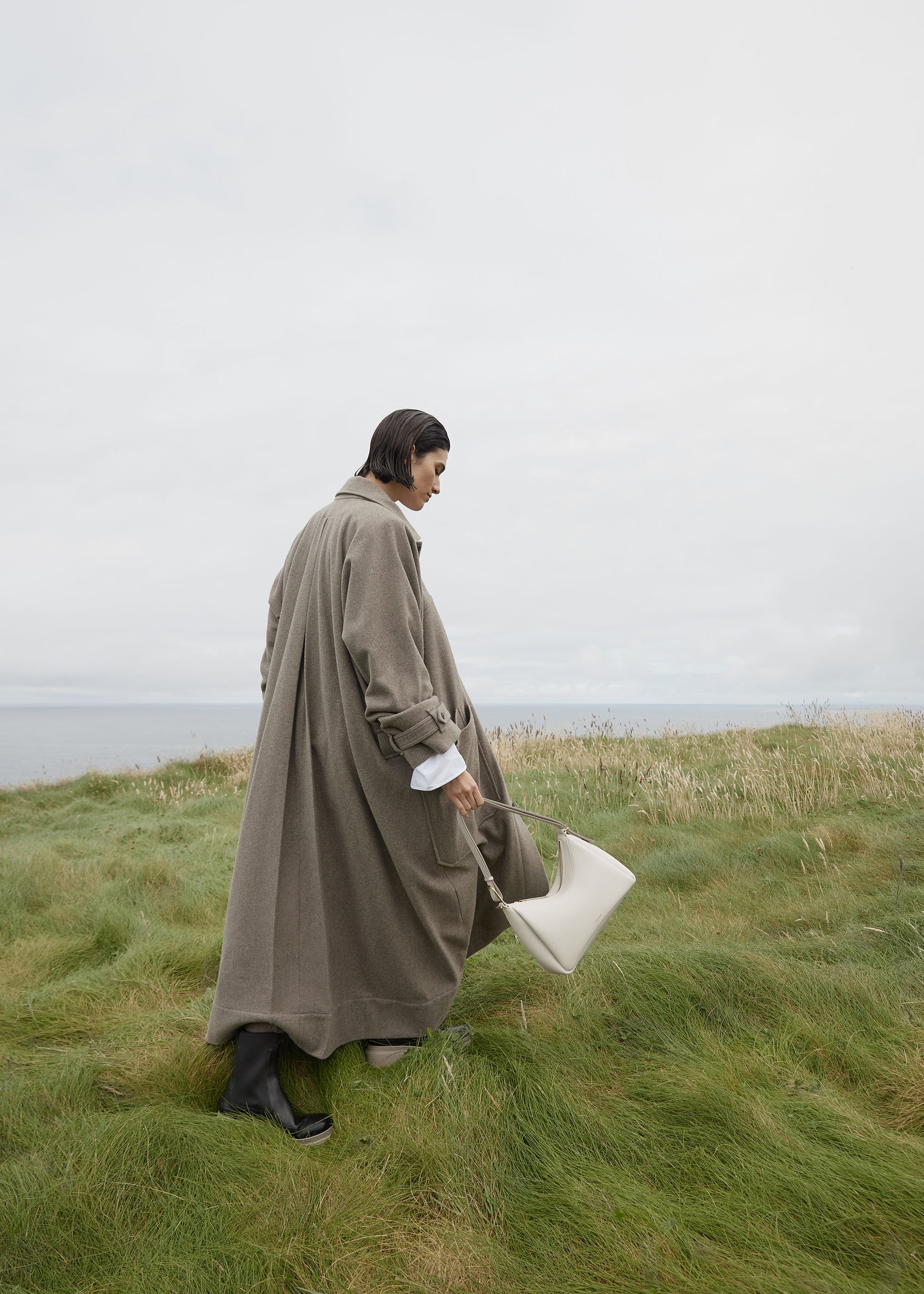 Umi - Kreide Genarbtes Leder